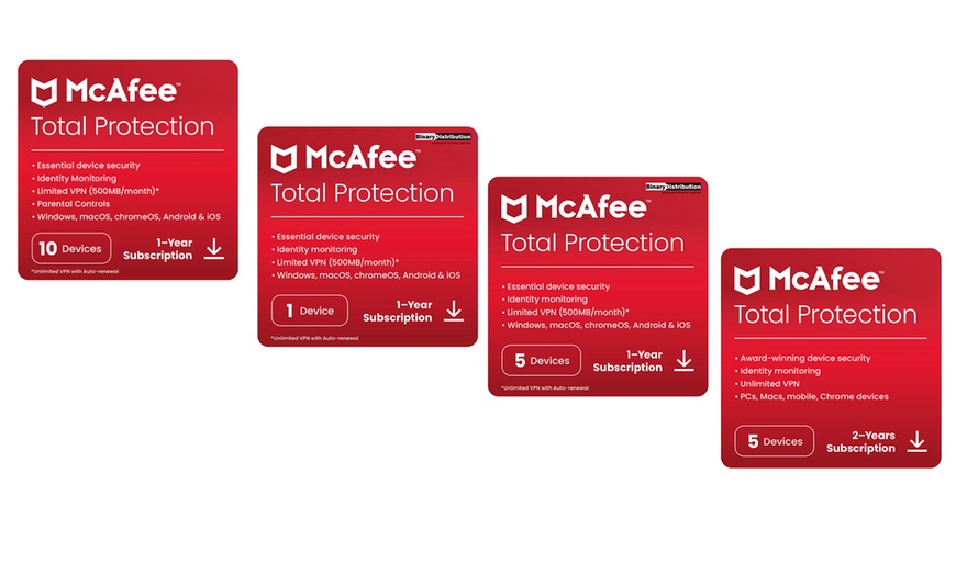 Image 1: McAfee Total Protection 2025