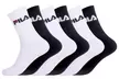 Lot de 6 ou 9 paires de chaussettes tennis FILA avec coloris au choix - Image 3
