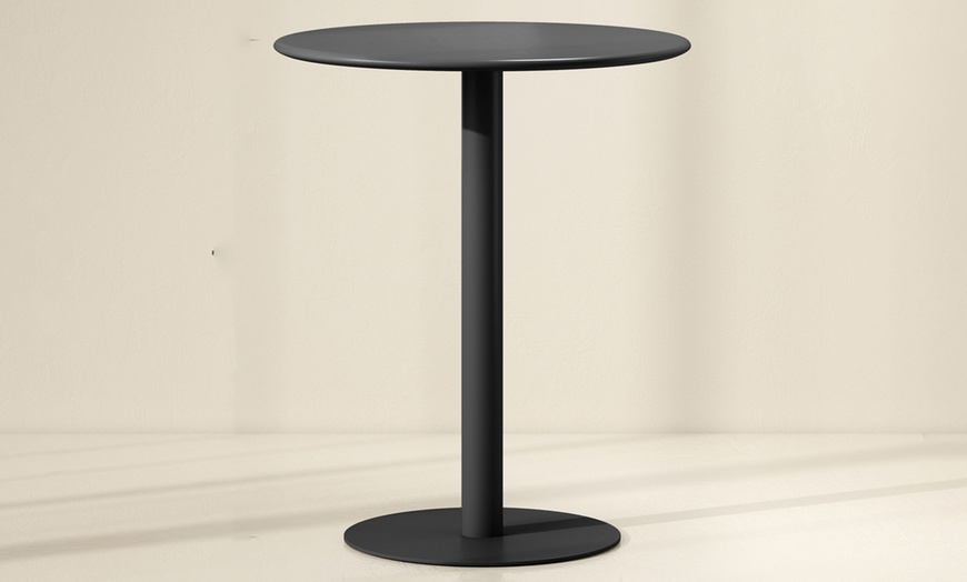 Image 7: HomCom Round Dining Table 