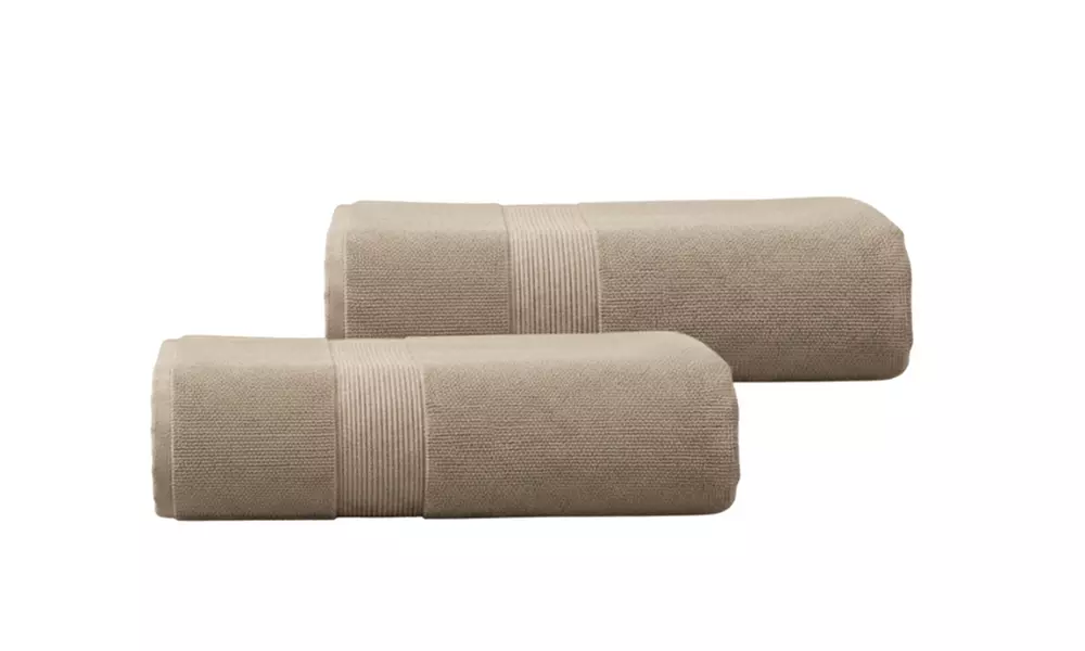 Coppia di asciugamani e telo bagno in spugna 100% cotone di Pompea