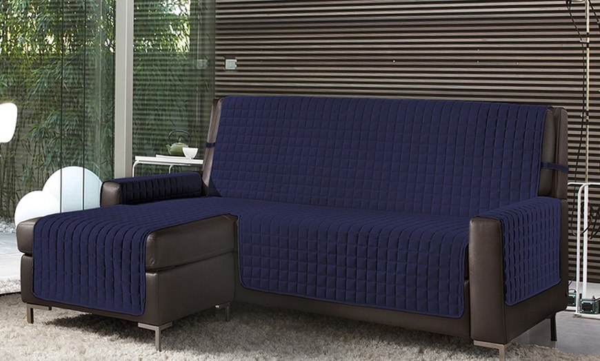 Image 9: Omkeerbare gewatteerde bankhoes