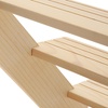 Image 4: Four Tier Natural Pine Wood Desktop Display Stand