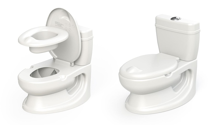 Image 2: Educational Potty Training Toilet with Realistic Flush Sound