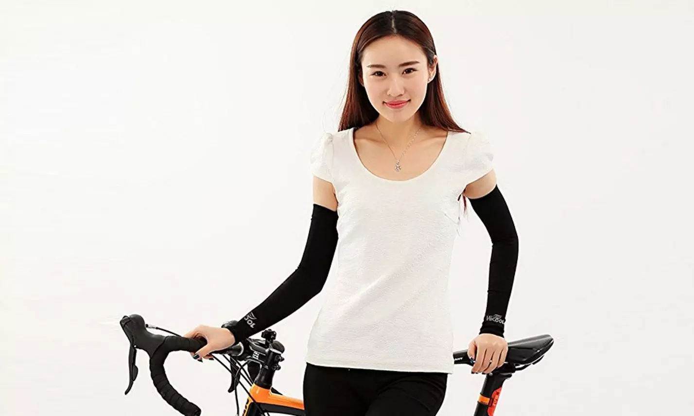 8 Pairs Cooling Arm Sleeves Cover UV Sun Protection Basketball Sports