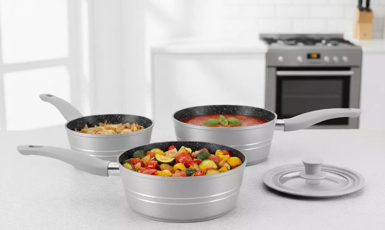 Royalty Line 2er- oder 3er-Set Gussaluminium-Kasserollen