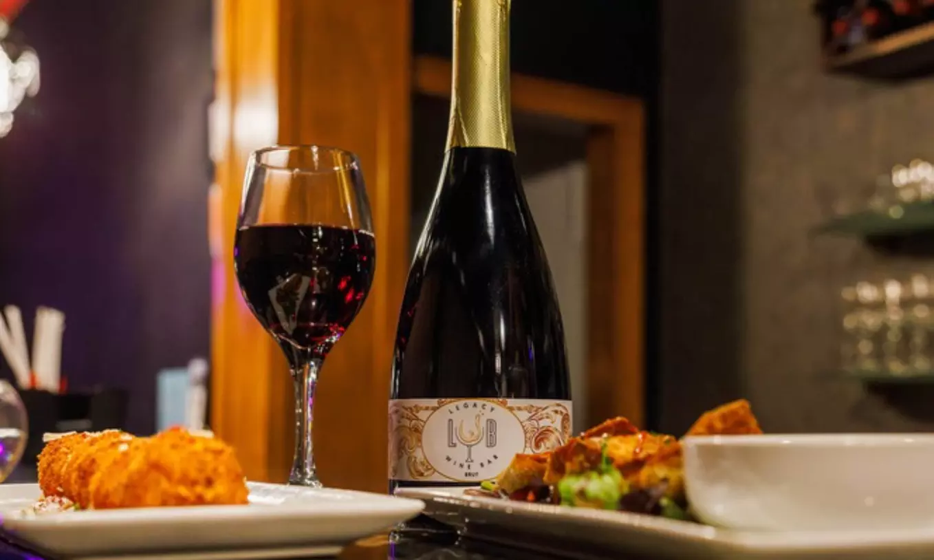 Enjoy Food & Drinks at the Legacy Wine Bar