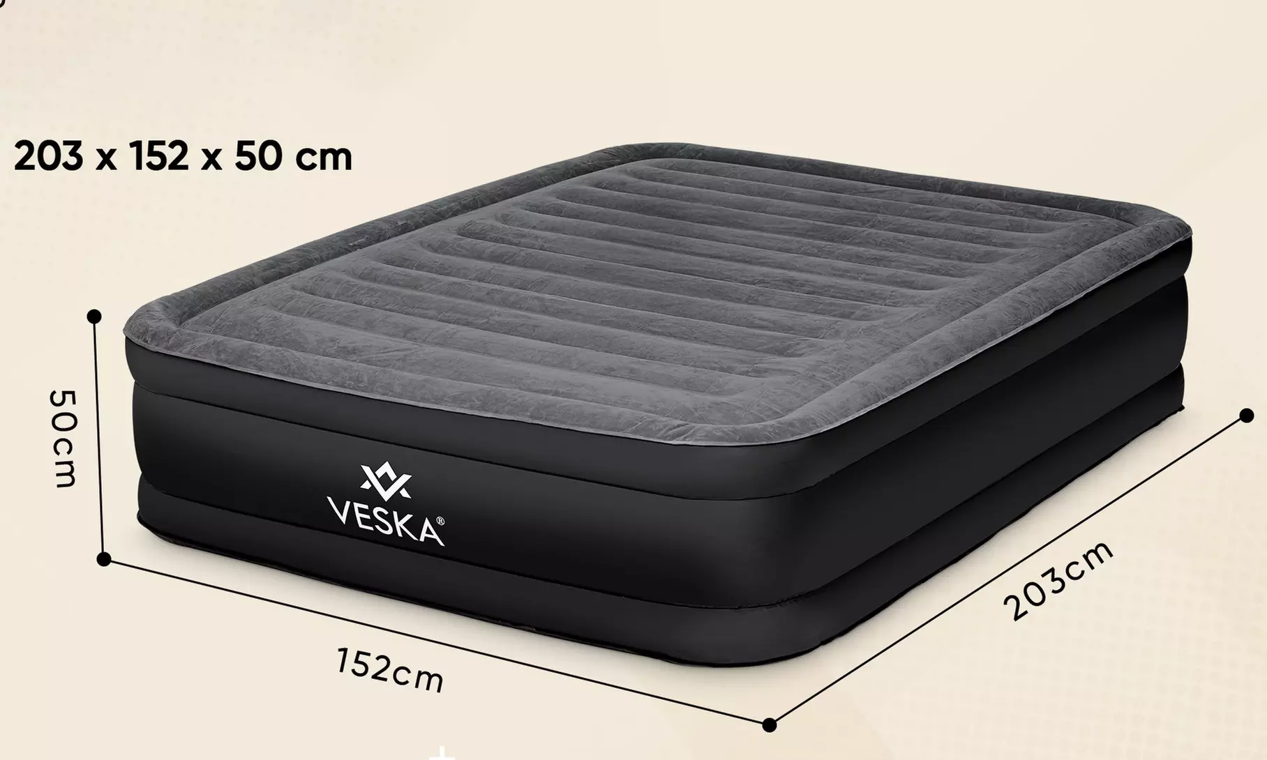 VESKA Selbstaufblasende Luftmatratze