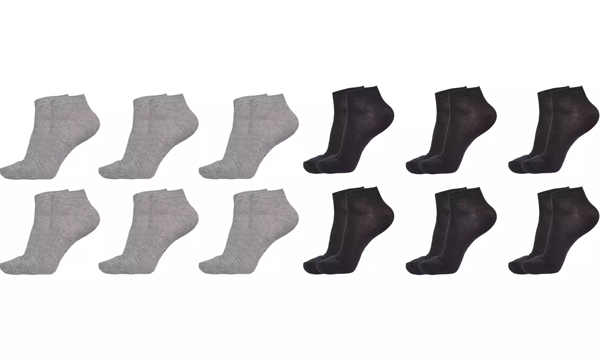 6, 12 o 24 calzini corti alla caviglia El Charro