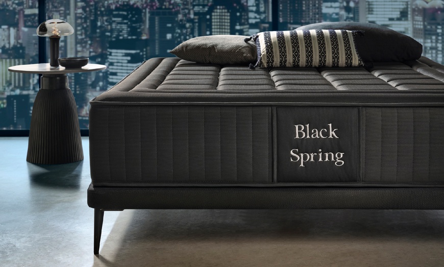 Image 6: Taschenfederkern- und Memory-Schaum-Matratze „King Spring Black“