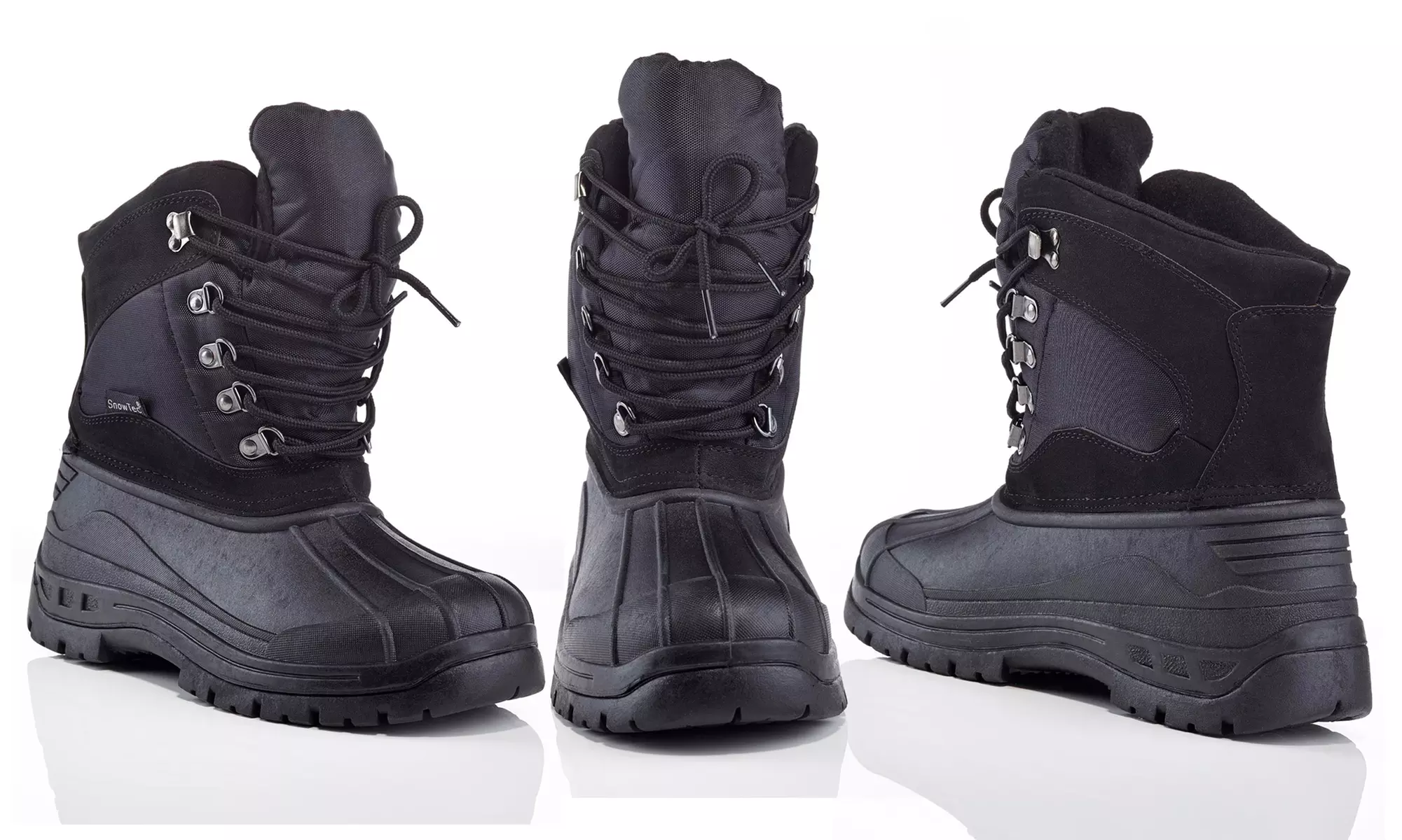 CLEARANCE: Snow Tec Winter Boots with Free Earmuffs (Sizes 7 & 10) - Primary Image