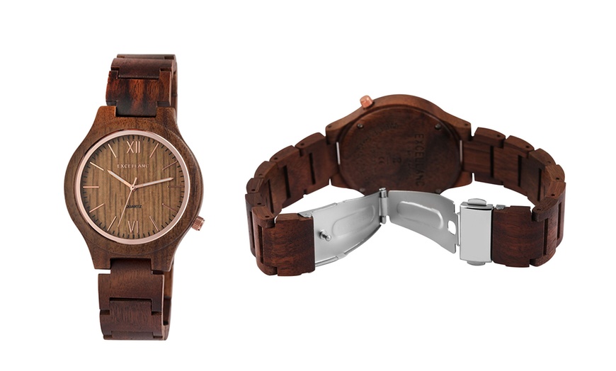 Image 5: Montre-bracelet en bois Excellanc