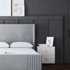 Image 16: DS Living Elara Winged Panel Bed With Ottoman Gas Lift