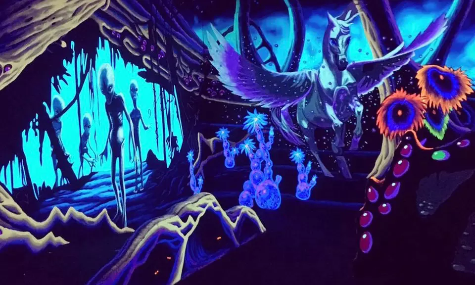 Up to 32% Off on MIni Golf at Partees 3D Blacklight Mini Golf - Primary Image