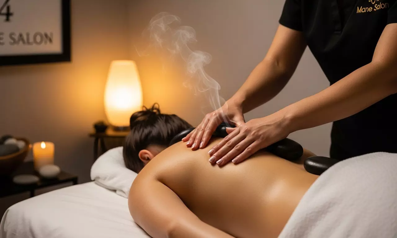 45–60 Min Swedish or Deep Tissue Massage + Hot Stones