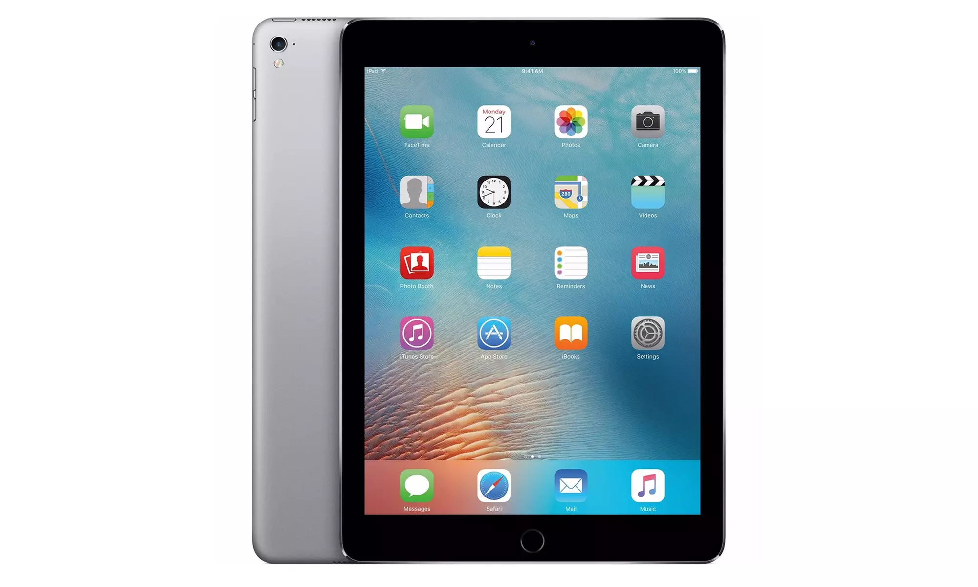 Apple iPad Pro 9.7” 128GB Tablet (Refurbished B-Grade) with MFi Certified Lightning Cable and Generic Power Adapter - Primary Image