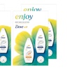 Image 7: Dove Enjoy Duo Base Gentle Body Wash & Lotion Pamper Skincare Gift Set