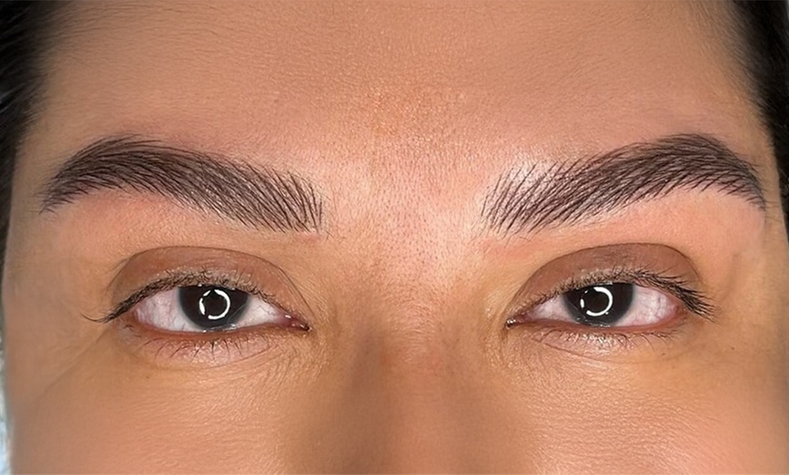Image 1: Transform your Look with an Ombre or Microblading Session w/ Touch-up