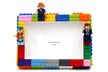 LEGO Inspired DIY Building Block Photo Frame Tabletop Set with Figures - Second Medium