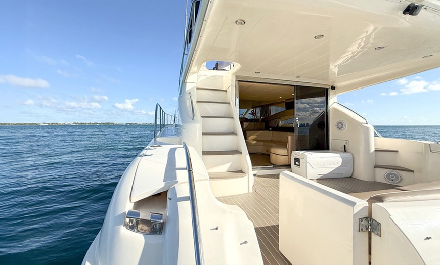 Image 4: Private Luxury Yacht 60 ft + Up to 13 People from Miami River!