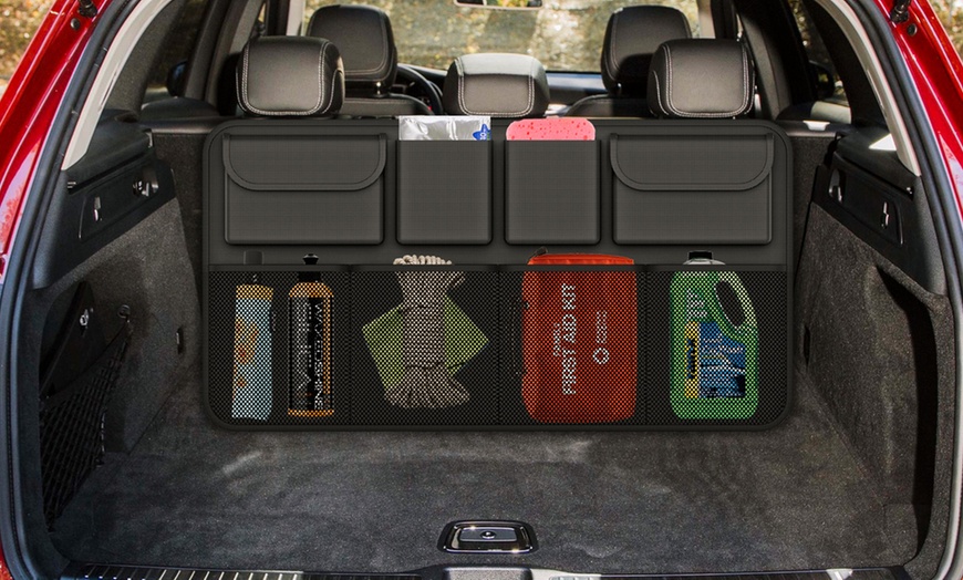 Image 6: Vinsani Deluxe Boot Organiser Black Or Grey