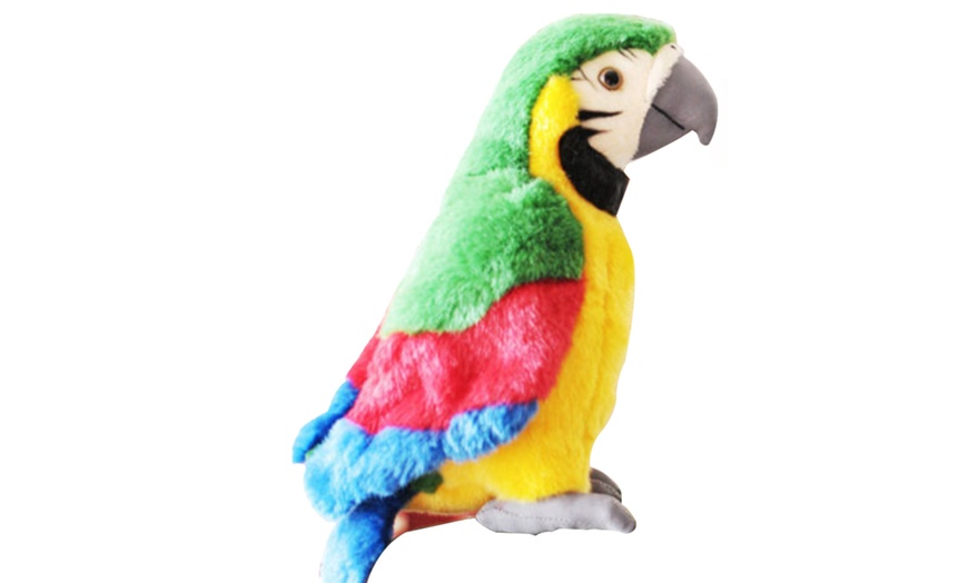 Image 6: Talking Parrot Plush Toy