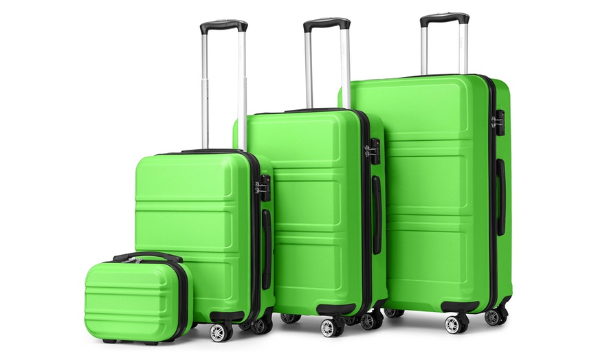 Image 3: Travel Suitcase with 360° Spinner Wheels and TSA Locks