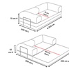 Image 24: Sliding Wardrobes 4 U Three-Seater Smart Convertible Sofabed