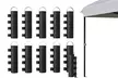 Outsunny Pack of Eight Gazebo Sand Weights Bags - Image 2