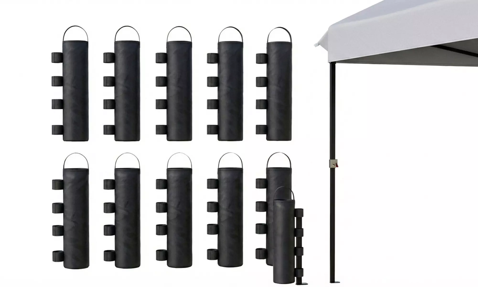 Outsunny Pack of Eight Gazebo Sand Weights Bags