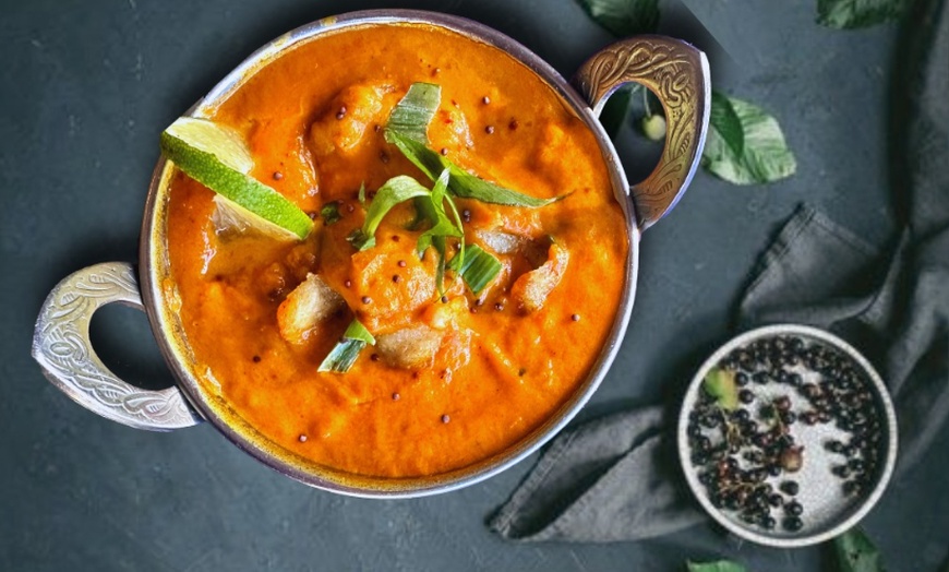 Image 23: Indian Dinner Feast with Wine and Dessert for 2, 4, or 6