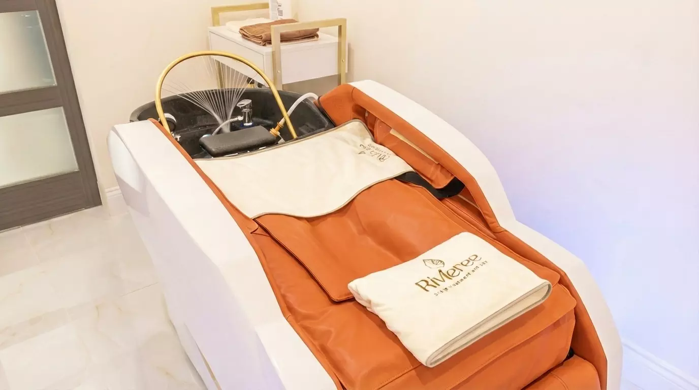 Unwind with Head Spa Therapy and Relaxing Full-Body Chair Massage