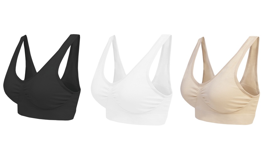 Image 2: Seamless Bras Three-Pack