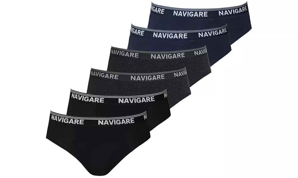 Pack di 3 o 6 slip o boxer da uomo Navigare