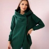 Image 5: Women’s Casual Hooded Fleece-lined Solid Color Sweatshirt Jacket