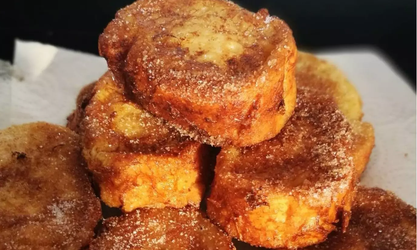 6 o 12 porciones de tarta o torrijas de sabores a elegir