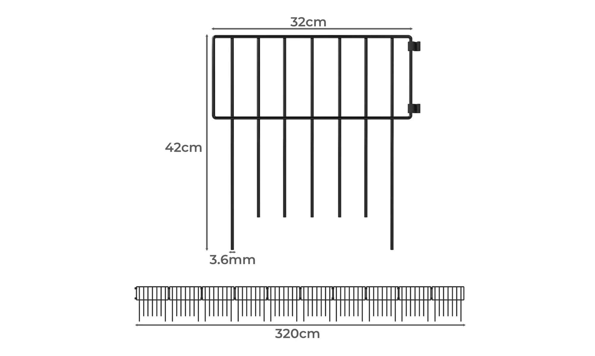 Levede No-Dig Animal Barrier Fence Collection