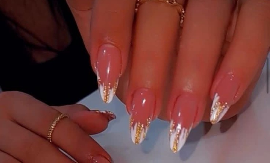 Image 3: Transform your Nails with Hard gel Nail Extension with design