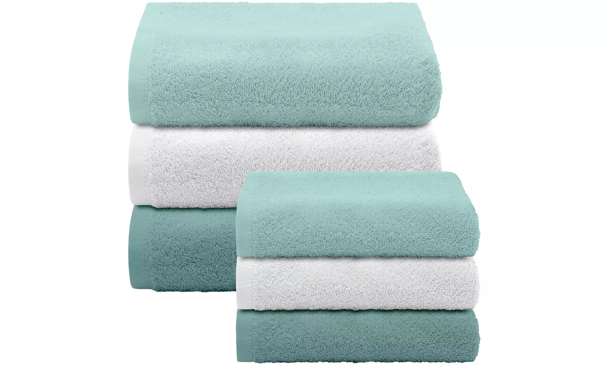 6 piezas toallas de baño de algodón de 450 gramos