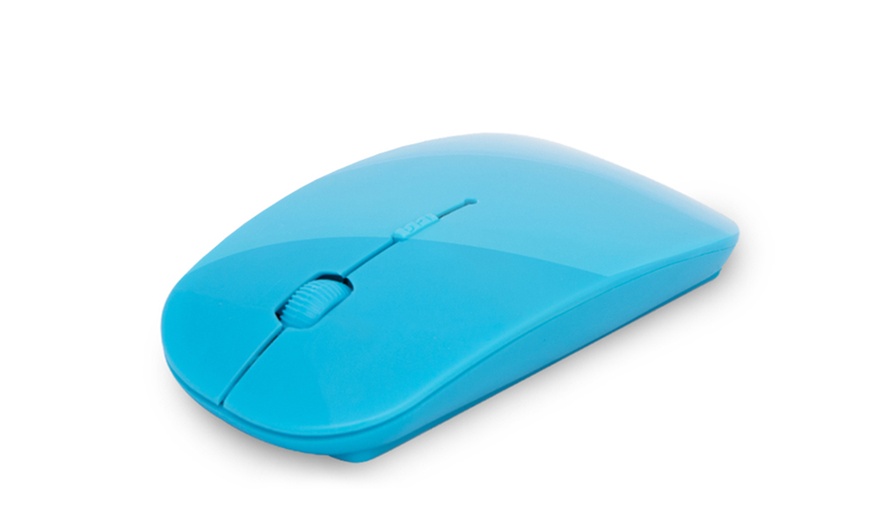 Image 3: Coloured Wireless Mouse