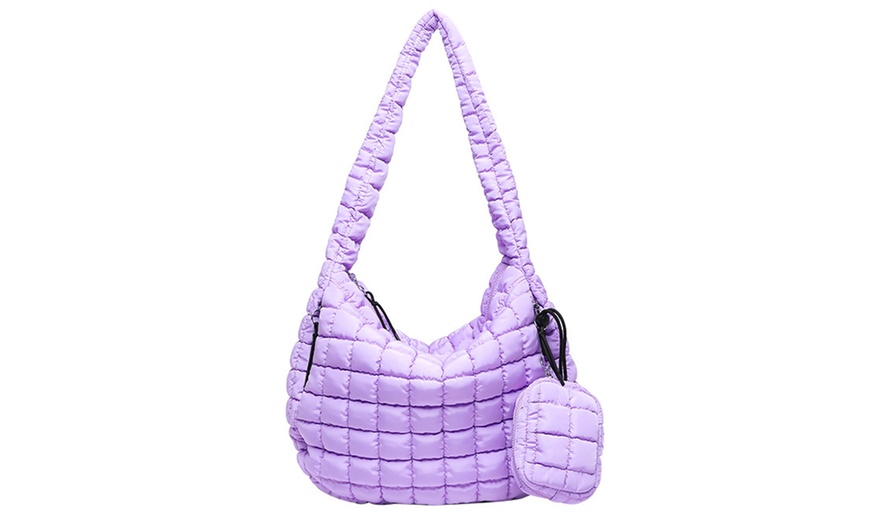 Image 9: Sac cabas matelassé pour femme