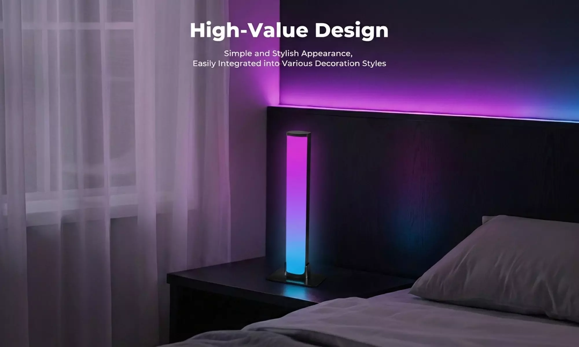 Emitto Smart RGB LED Ambient Light Bar Collections