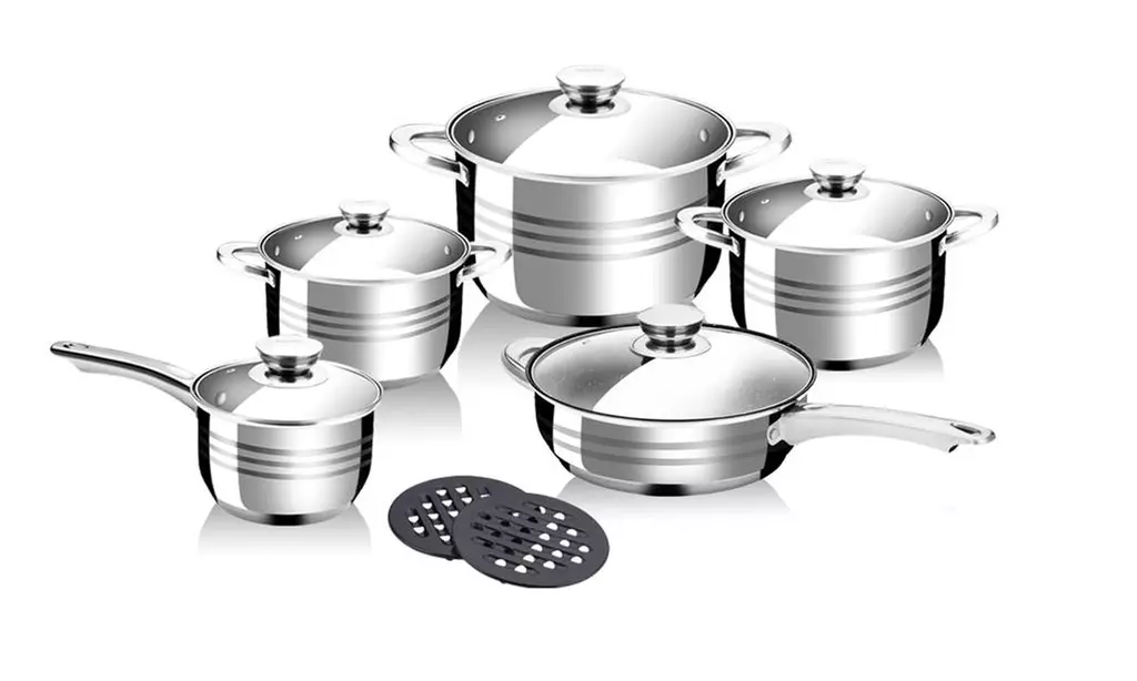 Batterie de cuisine 12 pièces inox Royalty Line