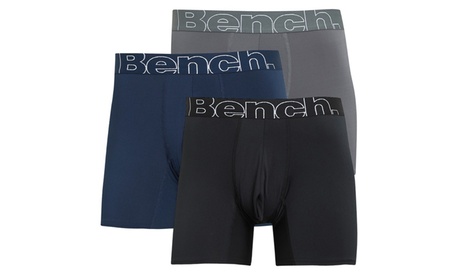 Bench Men's Black Jackis Three Premium Boxer Shorts: L