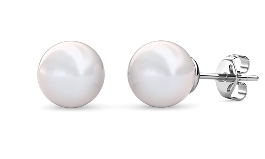 Image 26: 1, 2, 3 of 4 sieradensets met Oostenrijkse kristallen of parels