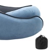 Image 12: Memory Foam Neck-Support Travel Pillow