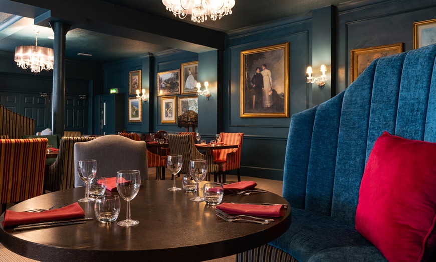 Image 5: Two or Three-Course Meal with Wine Overlooking Lush Landscapes