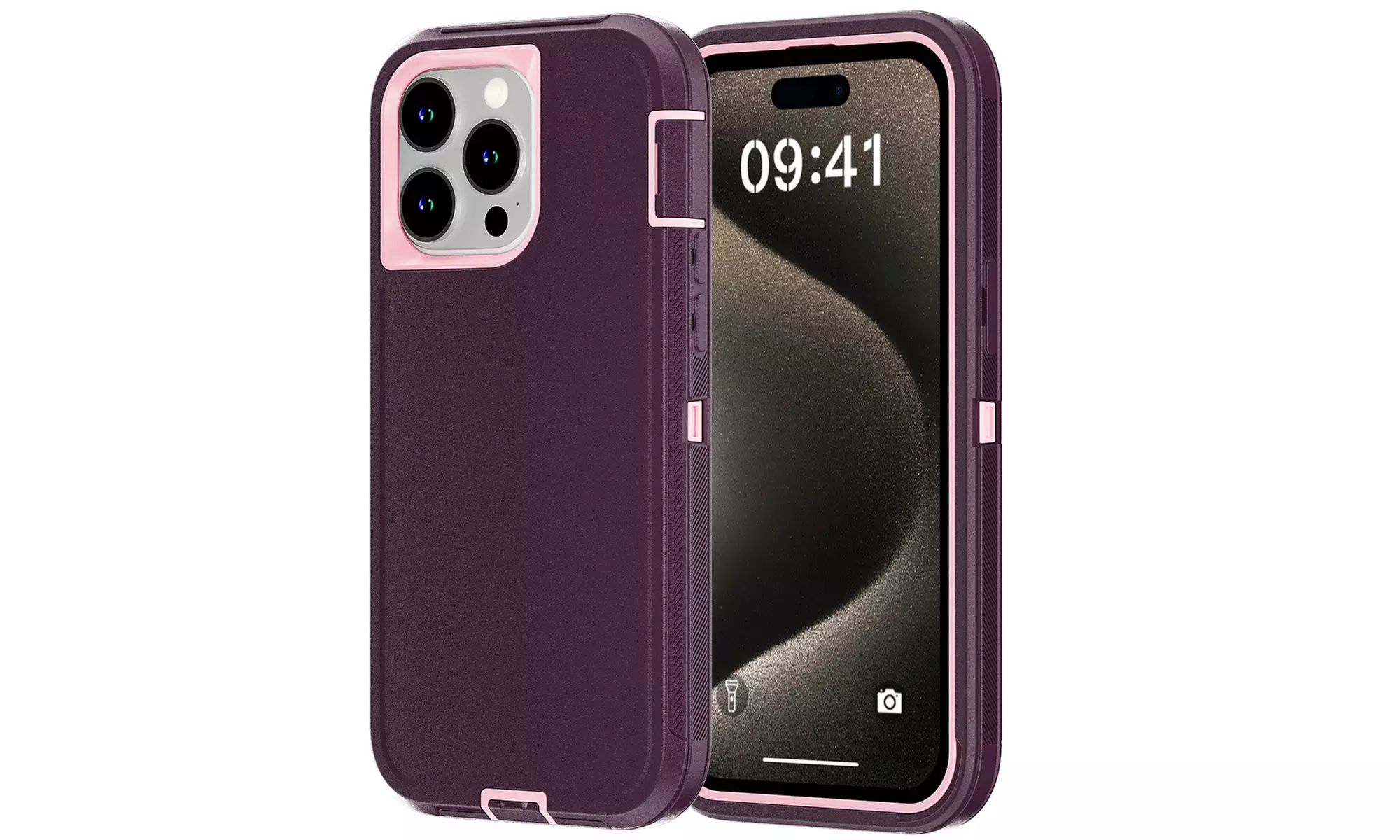For iPhone 15 Pro Max 6.7 inch Case Heavy Duty Shockproof Rugged Hard Cover