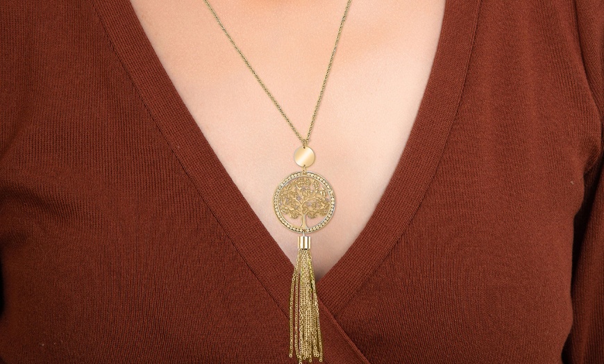 Image 5: Collana lunga con cristalli scintillanti SC Crystal