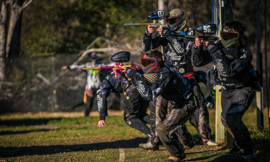 Image 2: Exciting Paintball Party for 5 or 10 People