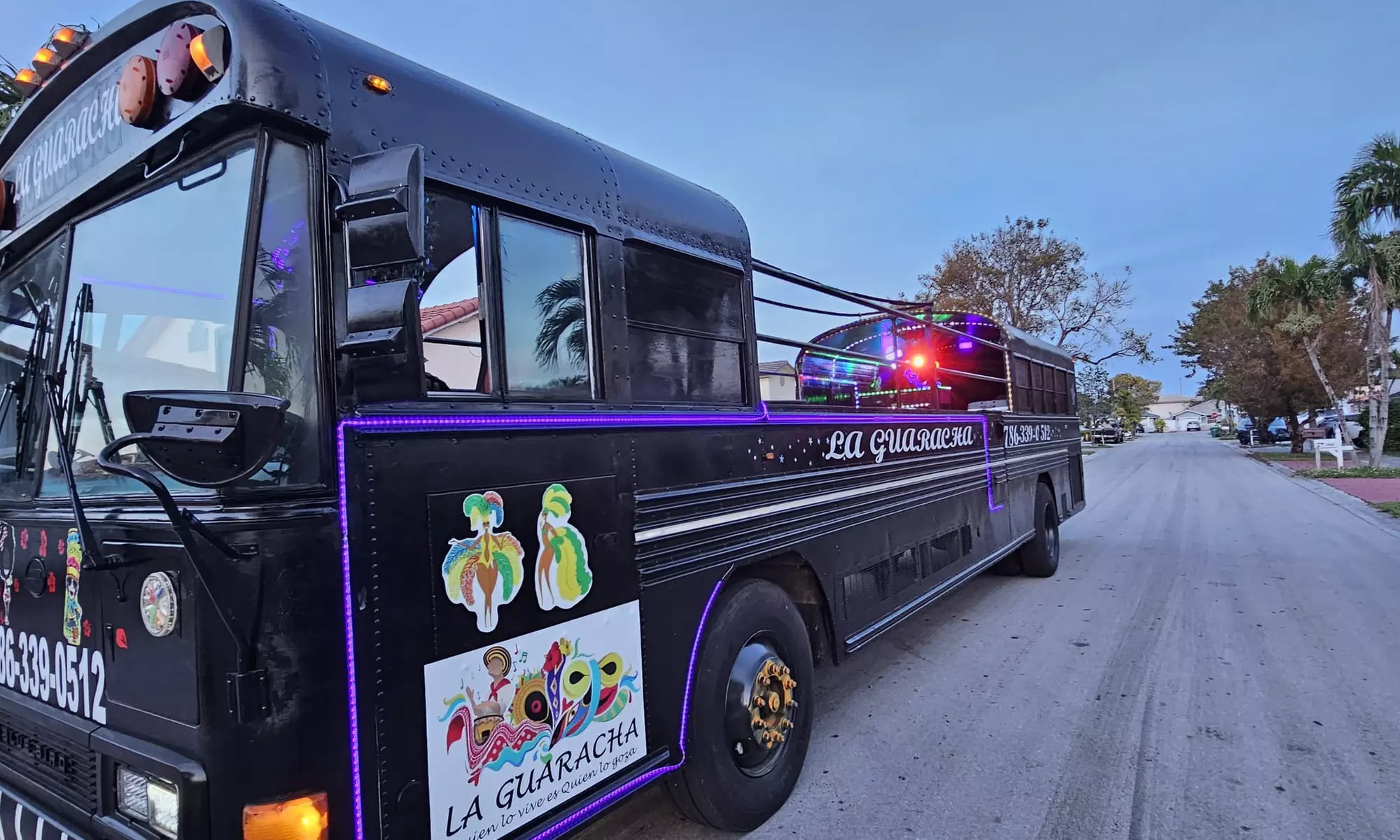Experience Miami Nightlife on a Party Bus for 20 or 30 People